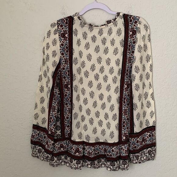 Knox Rose Rayon Long Sleeve Lightweight Top Tunic Size M - Picture 2 of 10